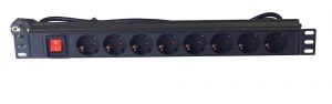 8 way Germany type PDU with switch
