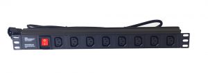 8 way IEC type PDU with switch