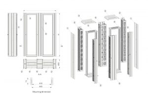 DR Distribution Frame Rack