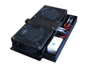 Thermostat with module roof fan unit