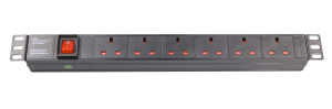 1U 6-outlet UK PDU