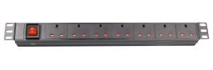 1U 7-outlet UK PDU