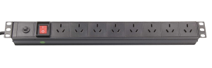 1U 8-outlet China PDU with overload protector