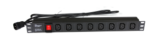 1U 8-outlet IEC C13 PDU