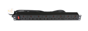 1U 8-outlet UK type PDU