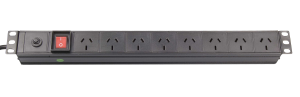 1U 8-outlet Australia PDU with overload protector