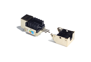 FTP Cat. 5e Keystone Jack 90 degree
